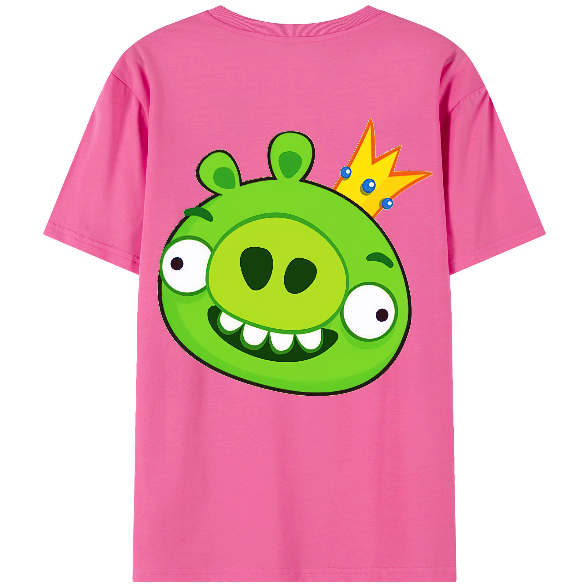 （画像用） Angry Birds アングリーバード レディース半袖Tシャツ(バックプリント)